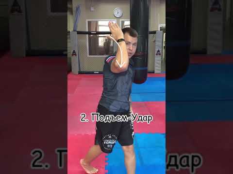 Тайский боксер удар коленом