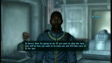 fallout 3 how to skip the G.O.A.T test