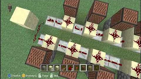 Note blocks the easy way Minecraft Xbox 360