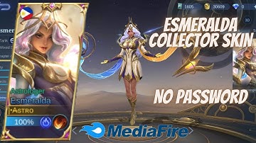 NEW ESMERALDA COLLECTOR SKIN SCRIPT NO PASSWORD|"Light Envoy" Full Effects Skin Script| ML