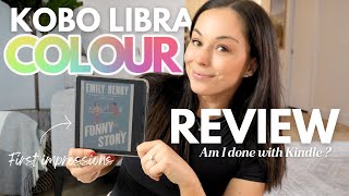 NEW Kobo Libra Colour Review! eReader and my first impressions, comparaison, am I done with Kindle?