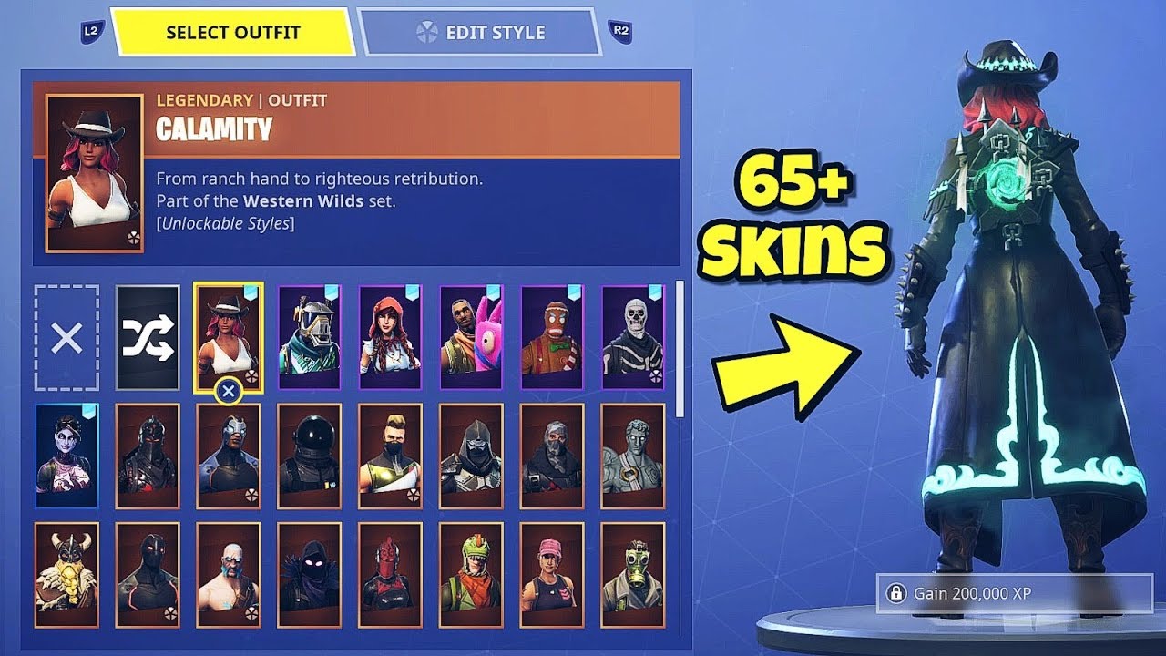 NEW "GHOST PORTAL" BACK BLING Showcased With 60+ SKINS! Fortnite Battle Royale - New Cosmetics