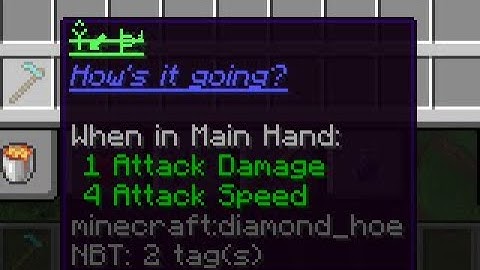 How to give yourself an item with a custom Name and Lore!