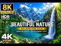 8K Ultra HD Nature Relaxation 🍃 Peaceful Scenery With Nature Sounds