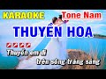 Thuyn hoa karaoke nhc sng tone nam  hoi phong organ