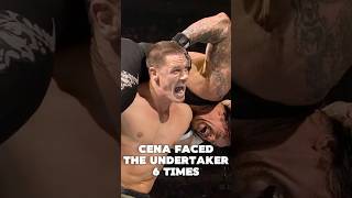 Every time John Cena has faced The Undertaker #wwe #wrestling #shorts