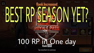 REACHING 100 RP Season 5 in One Day Pubg Mobile