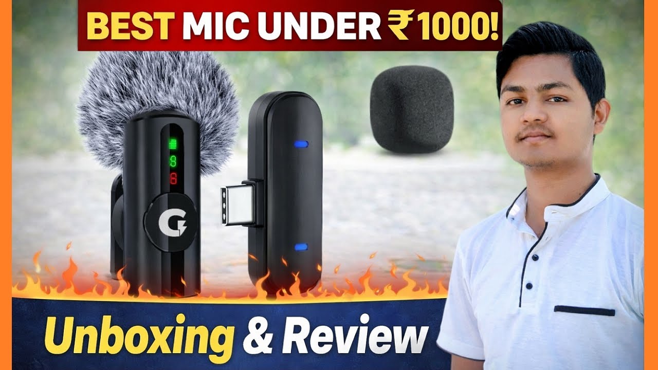 Grenaro Wireless Mic Full Review 🔥 | Unboxing & Sound Test | Best Mic Under ₹1000 | Tech Thump