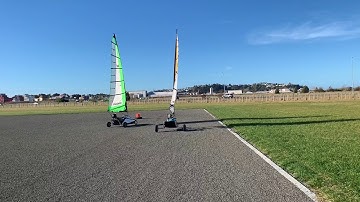 Young & old enjoying blokarting