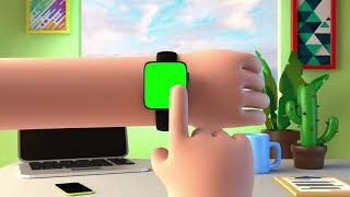 3D Device (Laptop , Watch , Mobile , Ipad , Desktop) Green Screen Animation - Free For Use