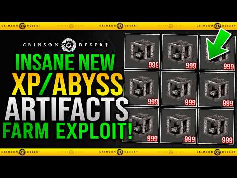 NEW INSANE FARM How To Get UNLIMITED ABYSS ARTIFACTS in Crimson Desert Fast EXP XP Farm Guide