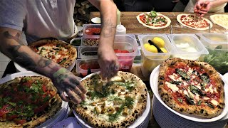 Street Food in Warsaw, Poland. The Best Italian Pizzas in town