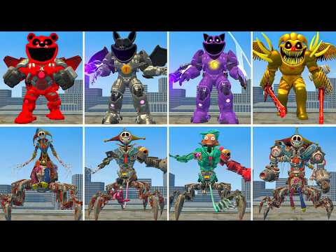 EVOLUTION OF ALL MECHA TITAN (Prototype) POPPY PLAYTIME CHAPTER 5 In Garry's Mod!