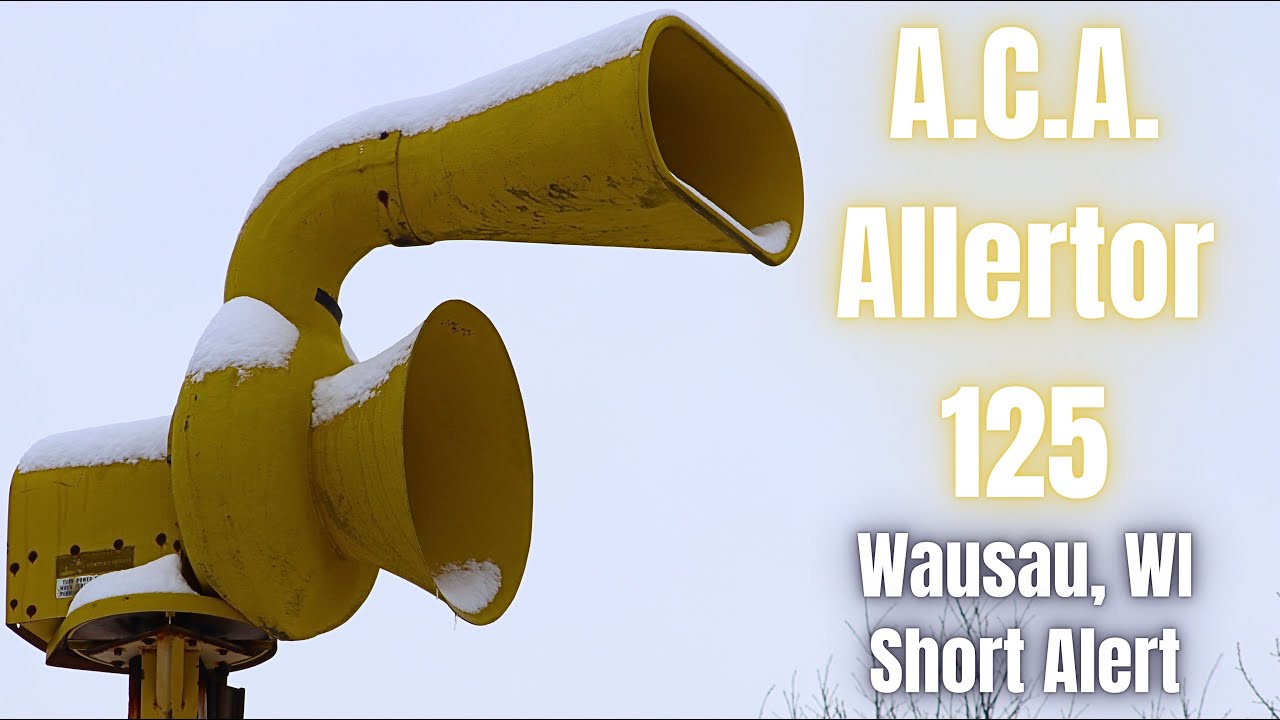 ACA Allertor 125, Short Alert, Wausau, WI - YouTube