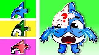 Face Puzzle Play Song 😲🧩😀 Baby Shark Kids Songs & Nursery Rhymes by Coco Shark Kisd Songs