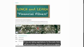 Event Calendar and Registration Demo