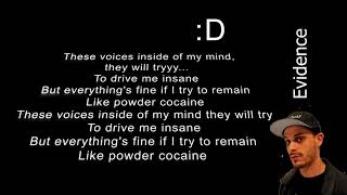 Evidence - Powder Cocaine [Lyrics]