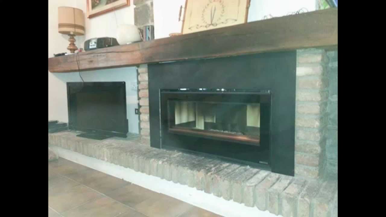 Inserto a legna crystal 100 lanordica extraflame montato ad arte ... Camini palazzetti prezzi
