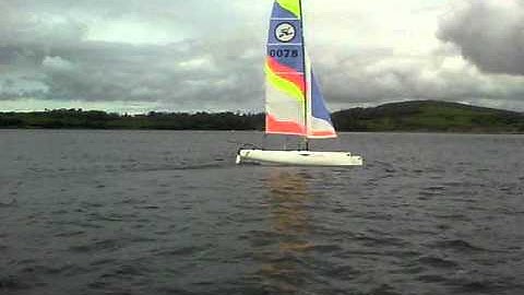 Hobie cat tatoo capsize recovery