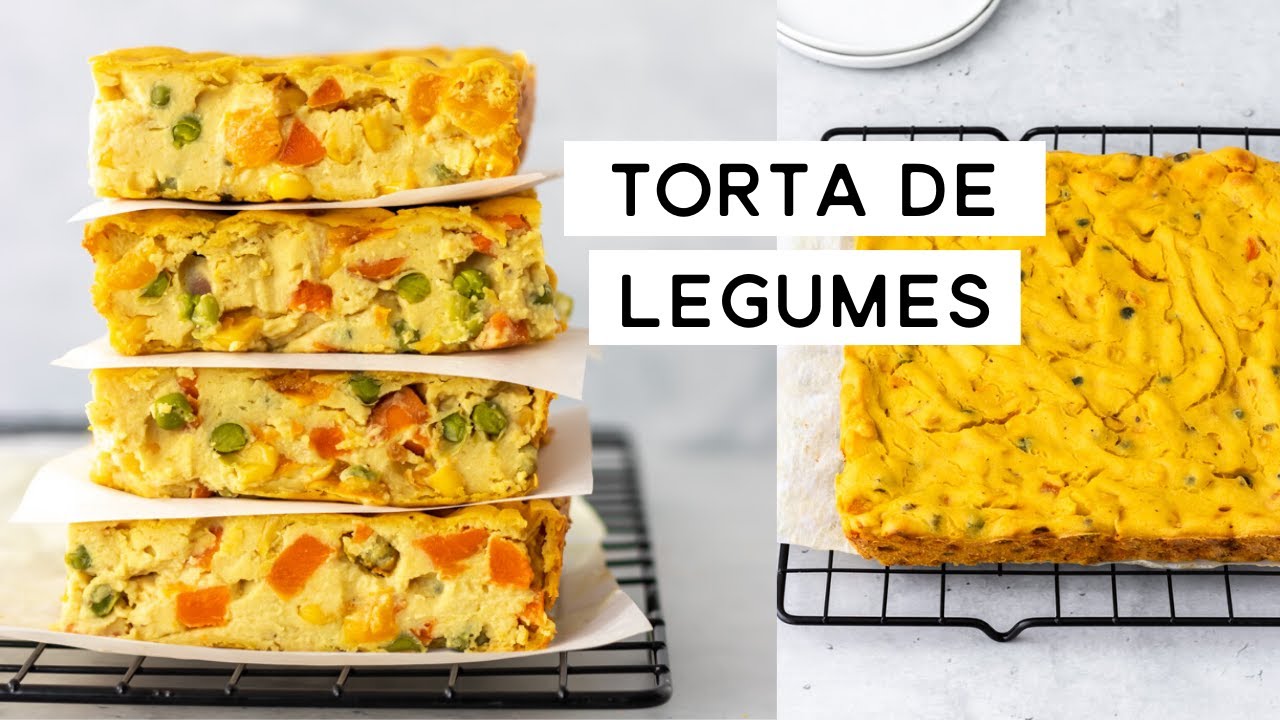 TORTA DE LEGUMES VEGANA DE LIQUIDIFICADOR  | PLANTTE