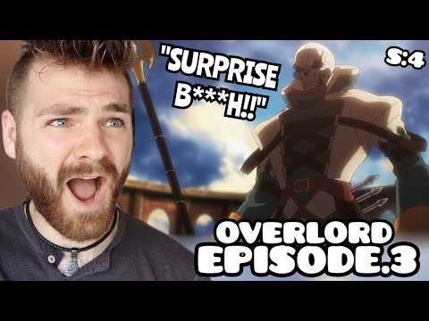 AINZ IS EVERYWHERE??!!! | OVERLORD - EPISODE 3 | SEASON 4 | New Anime Fan! | REACTION