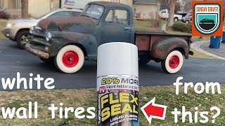 Flex Seal White Wall Tires | Sunday Driver