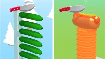 Slice It All Gameplay! Satisfying and Relaxing ASMR Slicing Video