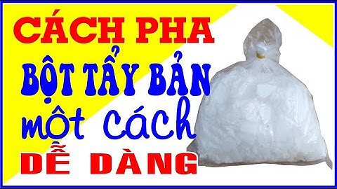 Cách pha bột tẩy bản trong in lụa một cách dễ dàng || KTBI