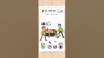 Brain Test Level 298 Which one did this Walkthrough Solution