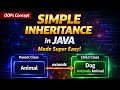 Simple Inheritance in Java in Hindi | OOPs Concept Made Easy | Java Interview Question