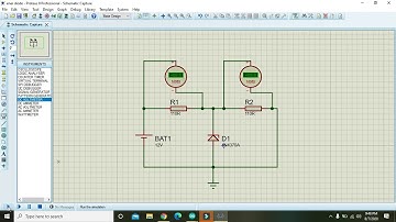 how to use zener diode in proteus | how to use zener diode as a voltage regulator in proteus