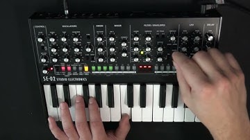 Roland SE-02: Manual mode / Creating a Sound (Sounds Only)