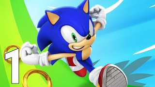 Sonic Dash - Endless Runner Gameplay Walkthrough Part 1 -Tutorial [iOS/Android Games] screenshot 2