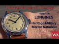 Hands-On: LONGINES Heritage Military Marine Nationale. GREAT style & value for the money.