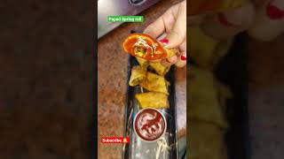 yummy Papad  Spring roll ? trending shorts viral