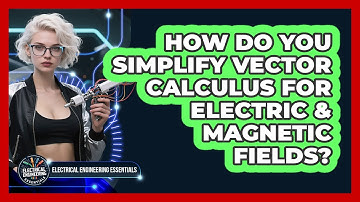 How Do You Simplify Vector Calculus For Electric & Magnetic Fields?