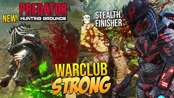Predator Hunting Grounds PREDATOR MAIN makes WARCLUB STRONG with NEW COMBO! "Stealth Finisher?!"