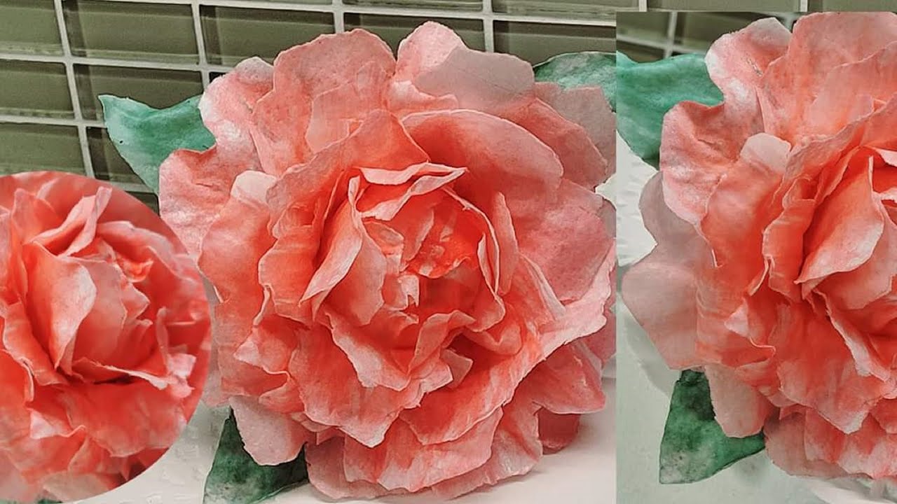 طريقة صنع وردة بورق الويفر