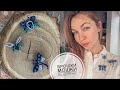 Сет из брошек мошек на цепочке своими руками | brooches embroidery tutorial