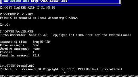 Programación de puertos en Ensamblador