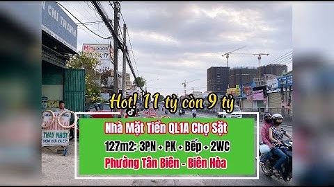 Bán nhà mặt tiền đường Quốc Lộ 1A gần Chợ Sặt, P. Tân Biên, Biên Hoà. LH 0962888949, Đỗ Xuân Quý BDS