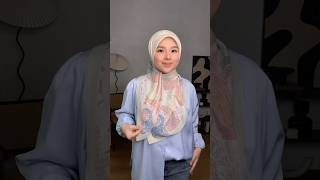 Tutorial Hijab Segi Empat Menutup Dada 🍀 #hijab #fashion #style #tutorial #diy #shorts #makeup 244