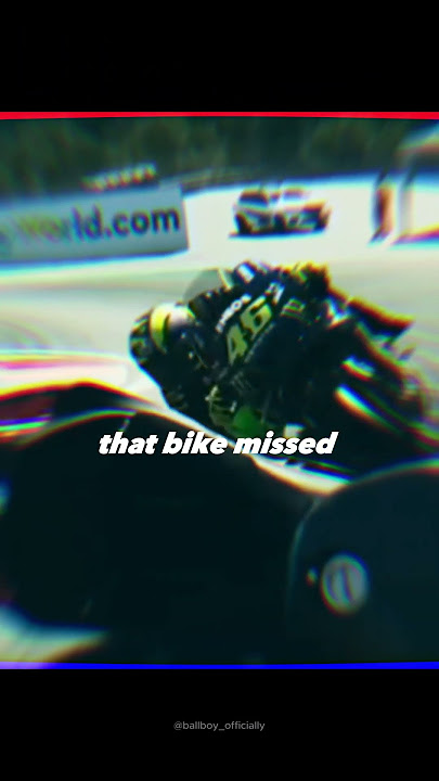 Valentino Rossi Crash Escape 🔥🏍️ #shorts