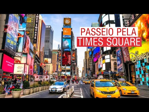 UM PASSEIO pela TIMES SQUARE em NEW YORK 