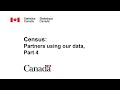 Census: Partners Using our Data, Part 4