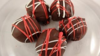 Homemade candy: Cherry bonbons and cookies & cream bonbons