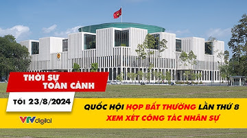 Thời sự toàn cảnh tối 23/8: Quốc hội họp bất thường lần thứ 8 xem xét công tác nhân sự | VTV24