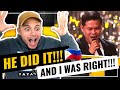 Marcelito Pomoy - Con Te Partirò (Time To Say Goodbye) | AGT Champions Semi-Finals | HONEST REACTION