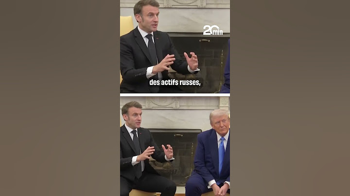 Guerre en Ukraine : Macron recadre Donald Trump en conférence de presse