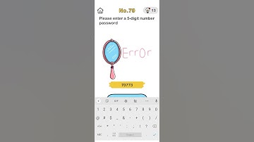 brain out level 79 inter the 5 digit password number answer walkthrough #youtubeshort #short